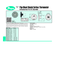 Thumbnail of document Data Sheet - STC Pipe-Mount Bimetal Surface Thermometer